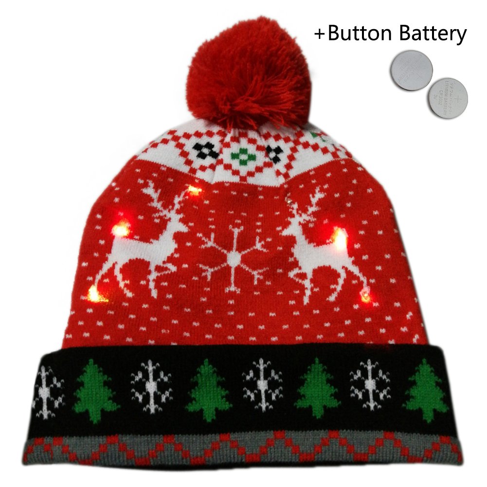 Details about LED Christmas Beanie Warm Knitted Hat Winter Cap For Adult Party Gear 6 Color Details about LED Christmas Beanie Warm Knitted Hat Winter Cap For Adult Party Gear 6 Color